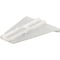 Prime-Line Drawer Track Delta Guide, White Plastic Single Pack R 7260 - alternate 1